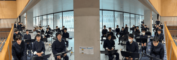 高校卒業式式典演奏準備！
