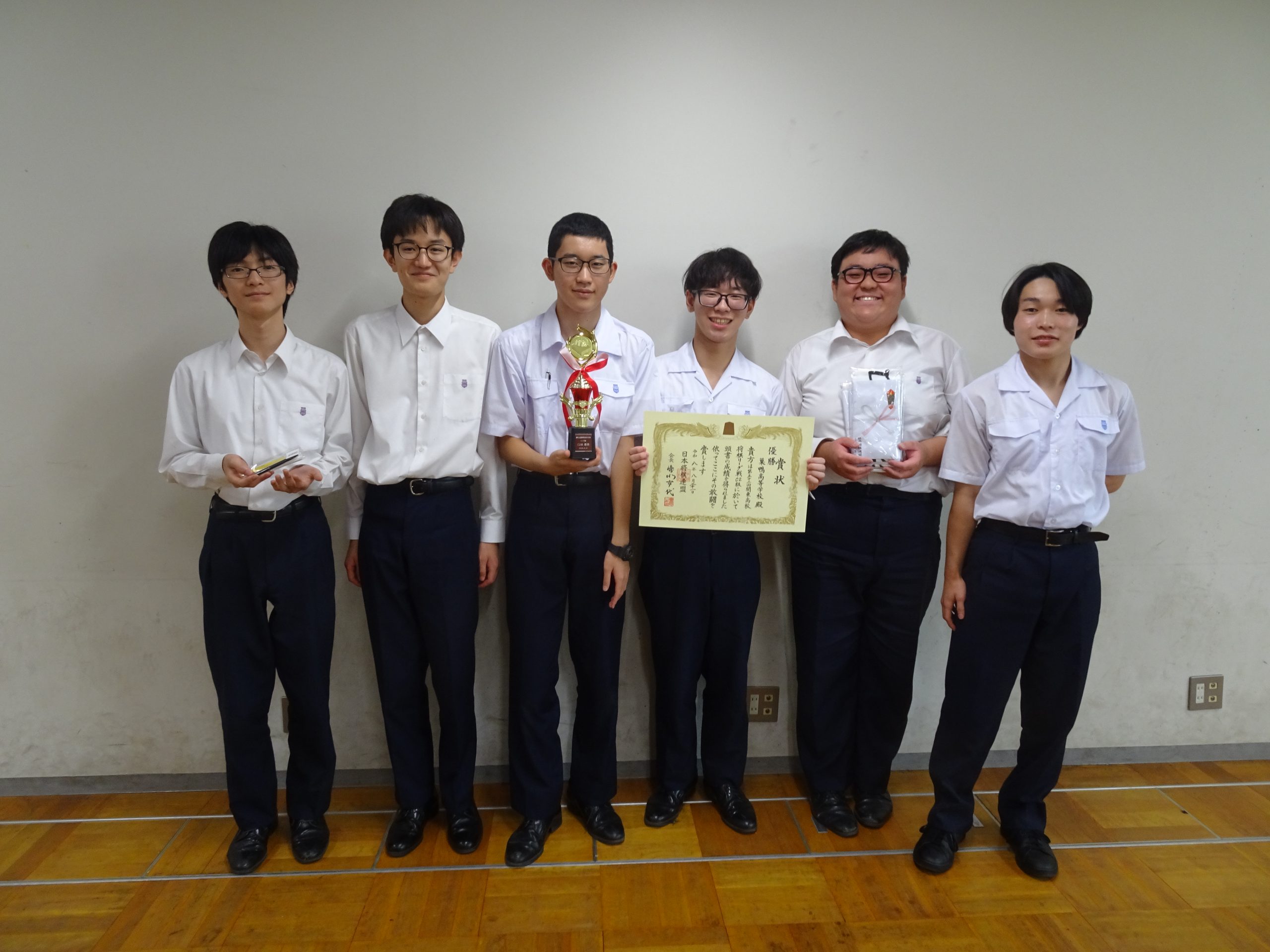 【関東高校将棋リーグ戦　C級２組で優勝！】